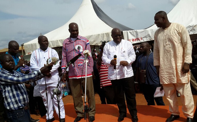 Nana Akufo-Addo speaking to the chiefs Nana Akufo-Addo speaking to the chiefs